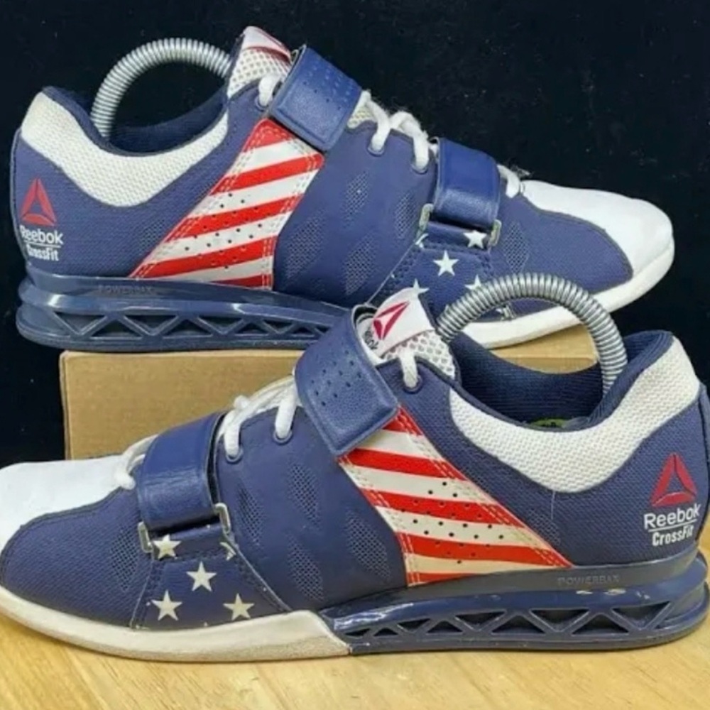 Reebok Women’s Navy and Red Lifting Shoes